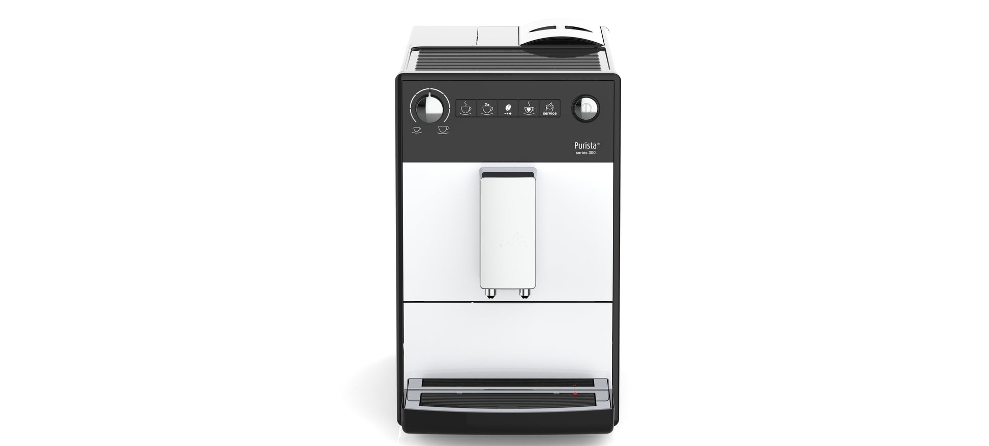 Melitta Purista Kaffeevollautomat – 15 bar, 1,2 l, 125 g, Silber