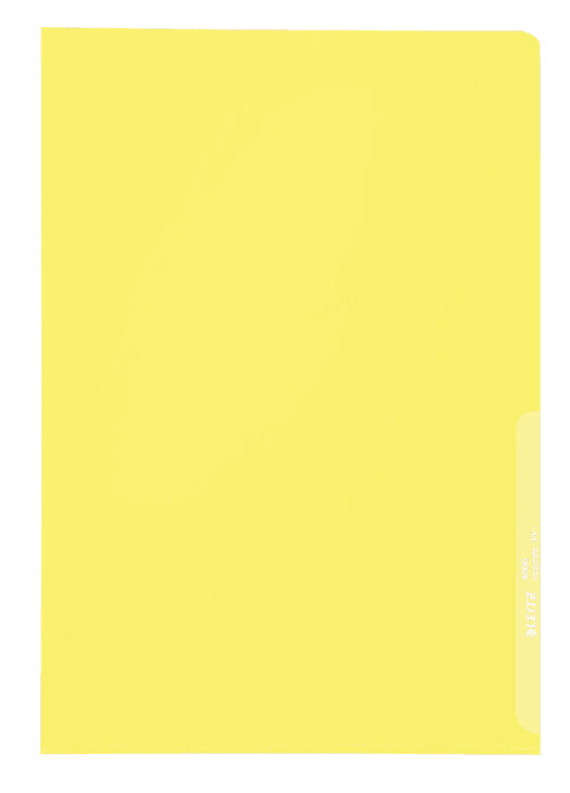 Leitz Sichtmappe A4 – Gelb, Polypropylen, 130 µm