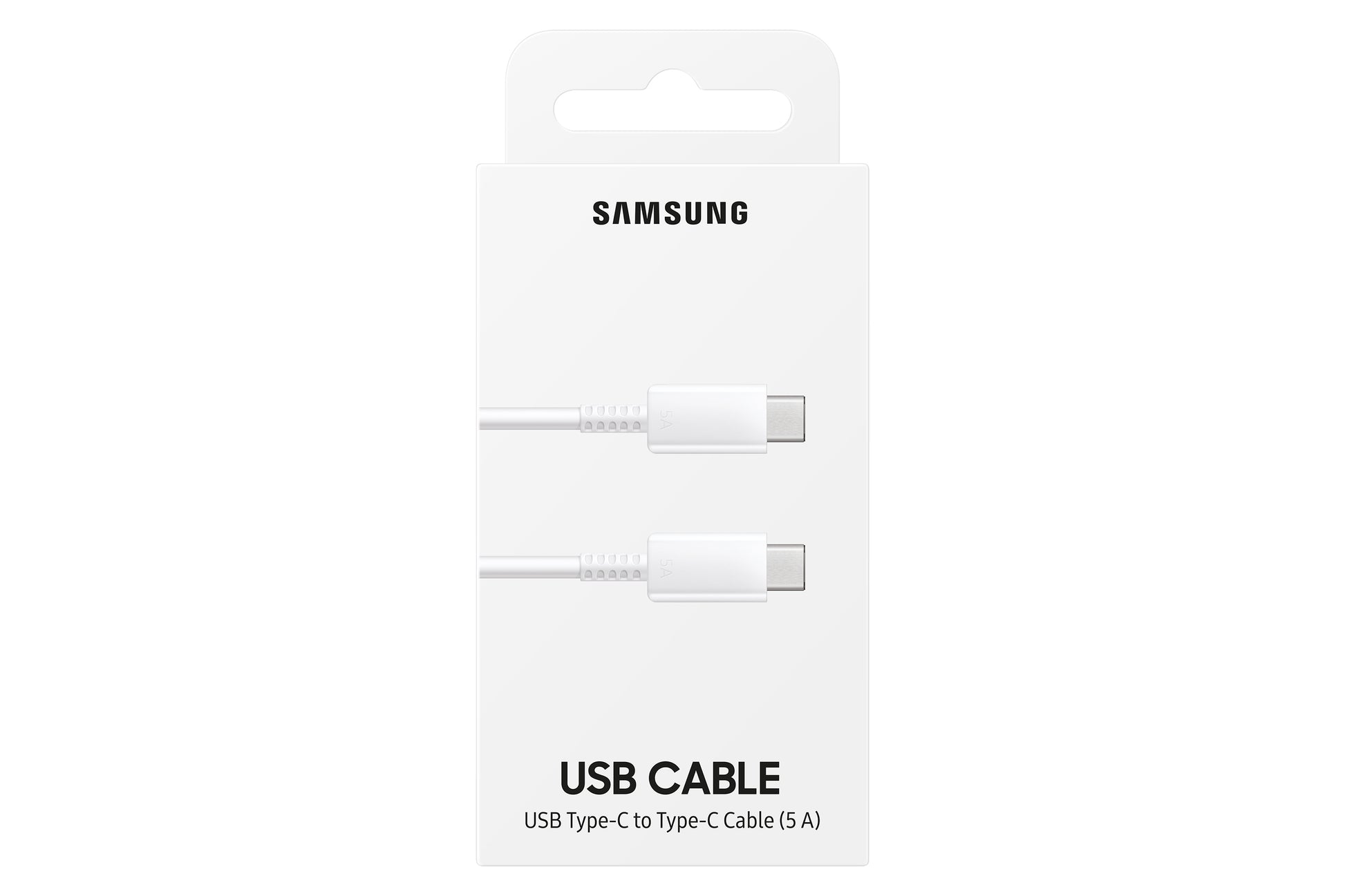 Samsung USB-C auf USB-C Kabel – USB 2.0 (480 Mbit/s) – 1 m – Weiss