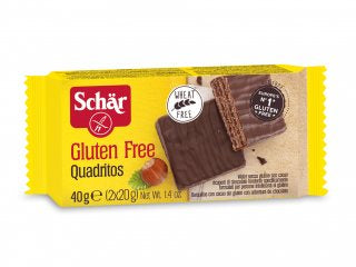 Dr. Schär Quadritos Schokolade, glutenfrei – 40 g