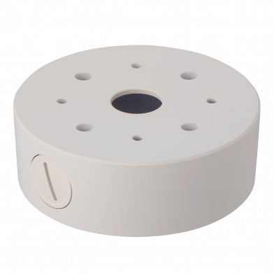 Hanwha Anschlussbox SBV-116B – Wandmontage, vandalensicher, Outdoor, Weiss