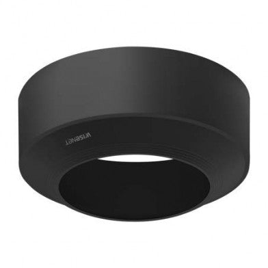 Hanwha SBC-160B Gehäuse – Schwarz – Ø 167 mm × 68 mm – Vandalenschutz – für XND-6081VZ und andere