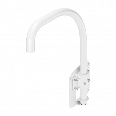 Hanwha Brüstungshalterung SBP-300LMW – Brüstungsmontage, vandalensicher, Outdoor – weiss
