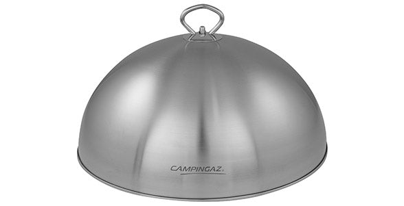 Campingaz Plancha-Haube Ø 32 cm, Edelstahl, Silber, für GrillPlancha