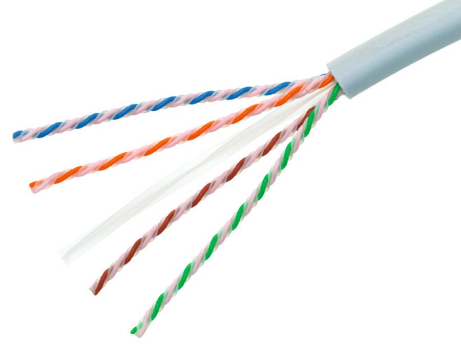 R&M R814601 Verlegekabel – 305 m, Weiss, UTP, LSZH – 1 Stk.