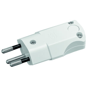 Steffen Winkelstecker T12 – 3-polig, 10 A/250 V, gewinkelt, IP20, 10er-Pack