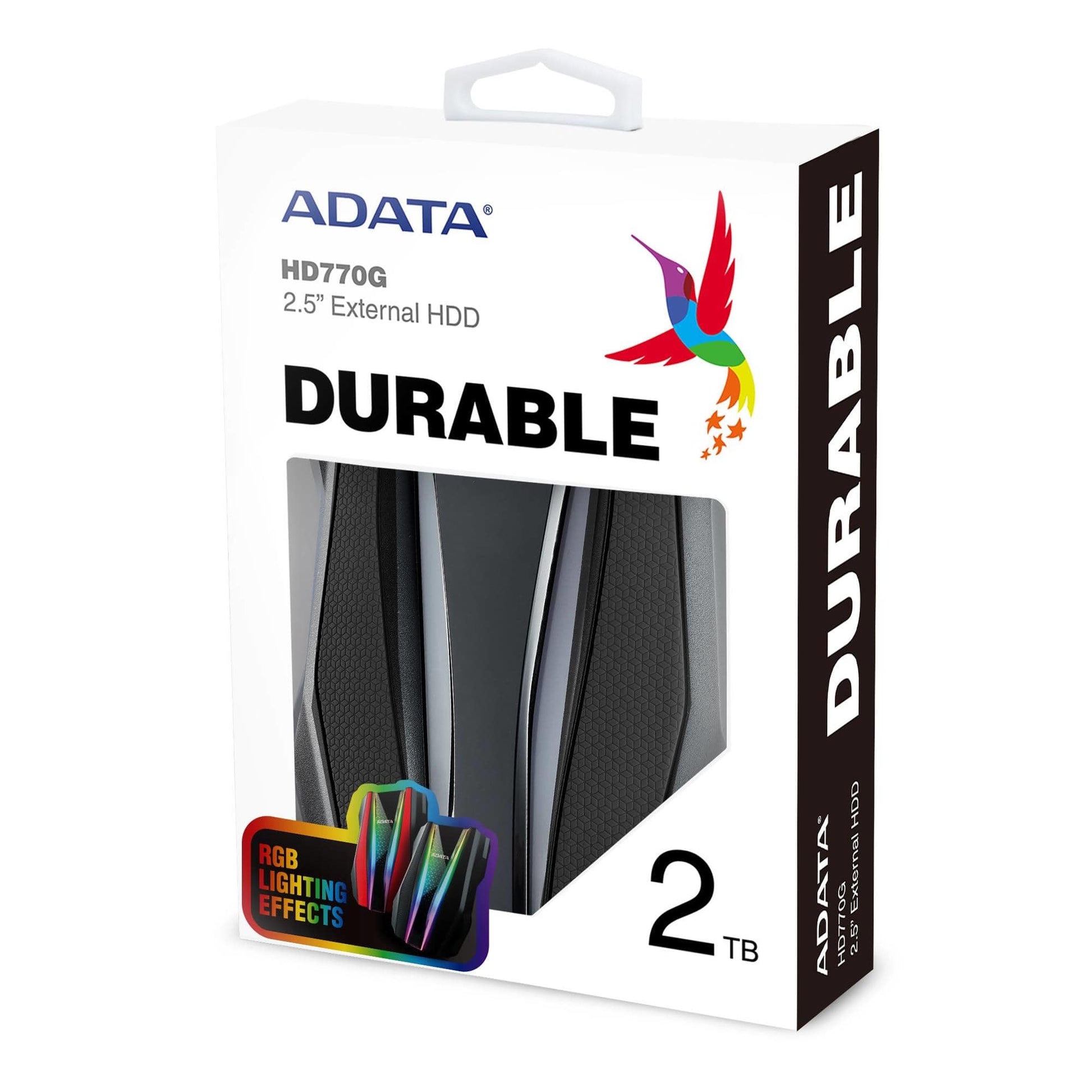 ADATA HD770G Speichergerät – 2 TB, USB 3.2 Gen 1, 2,5" 256-Bit AES