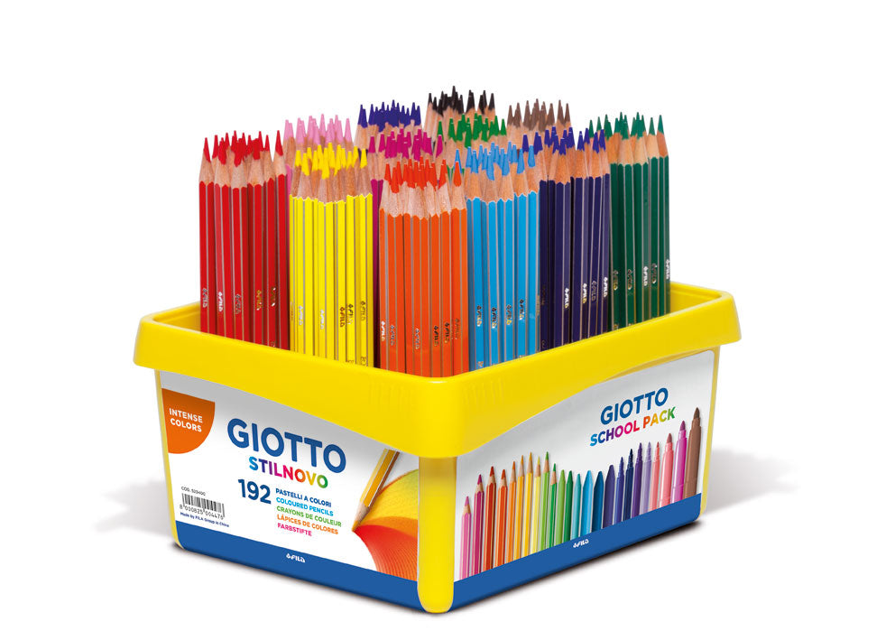Giotto Stilnovo Buntstifte – 12 Farben, Grosspackung