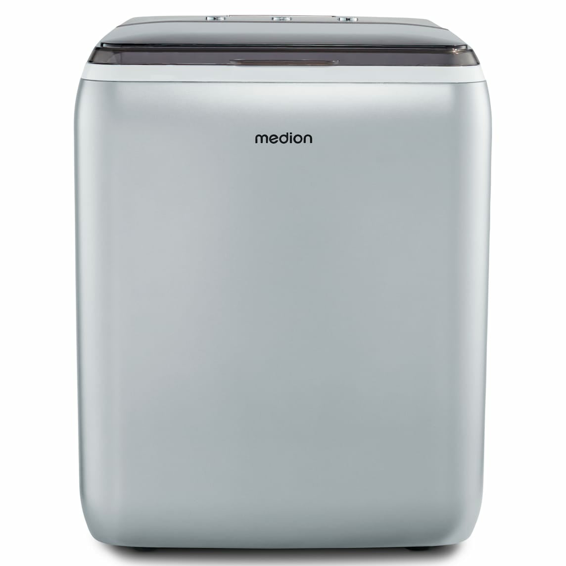 MEDION Eiswürfelmaschine MD 11950 – 15 kg/24 h, 2,6 l, grau/edelstahl