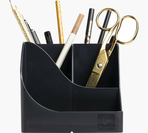 Exacompta Multiköcher – Kunststoff, schwarz, 109 × 119 mm