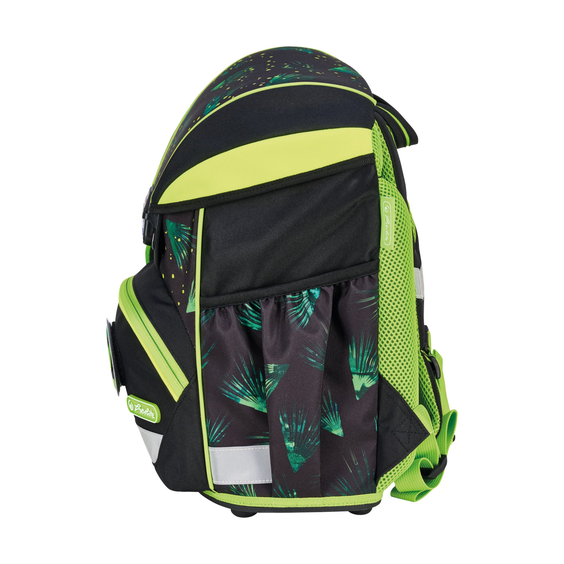Herlitz UltraLight XL Plus – Schulrucksack-Set 4-teilig, Dschungel, 22 l, 32×39×25 cm, mit Brustgurt