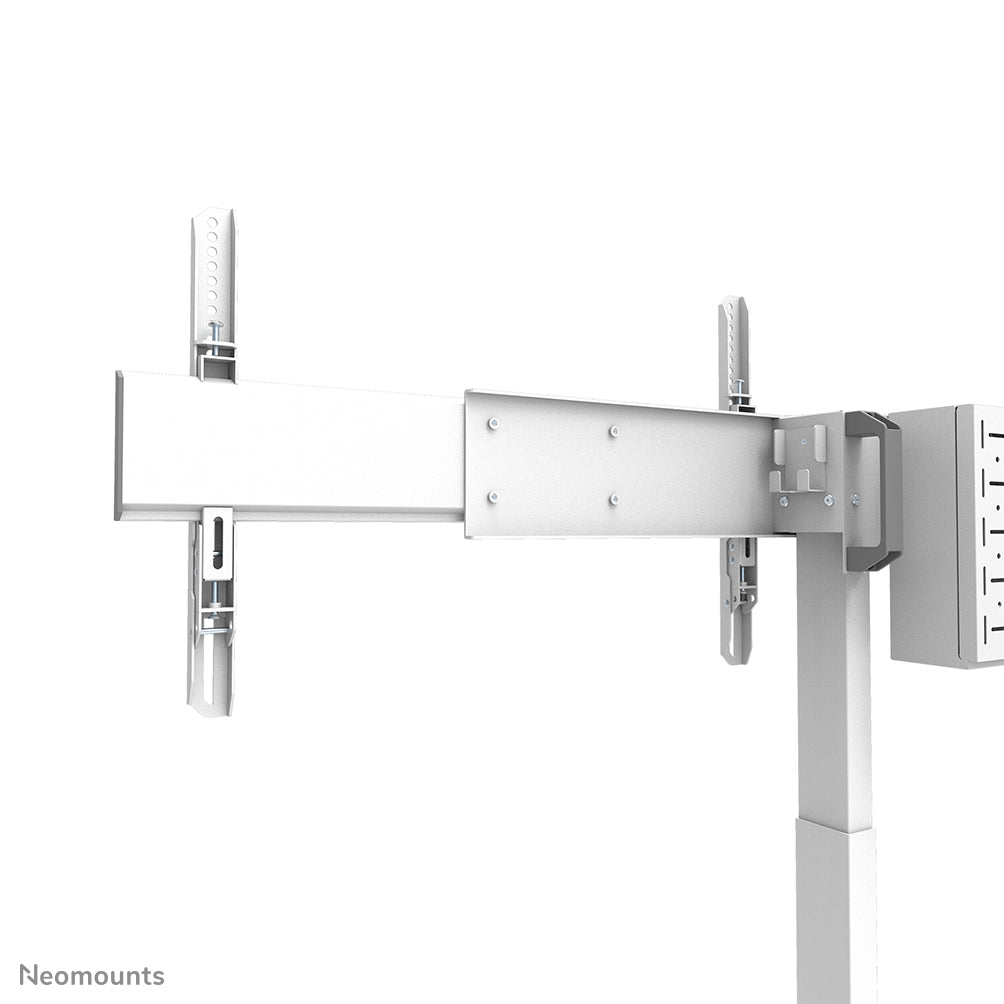 Neomounts ADM-875WH2 – Displayständer, für 2 Displays, höhenverstellbar, für 42–65", VESA 100×100–800×400