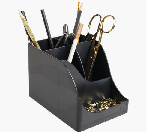 Exacompta Multiköcher – Kunststoff, schwarz, 109 × 119 mm