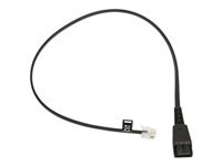 Jabra QD-Kabel zu RJ10 – gerader Stecker, 0,5 m