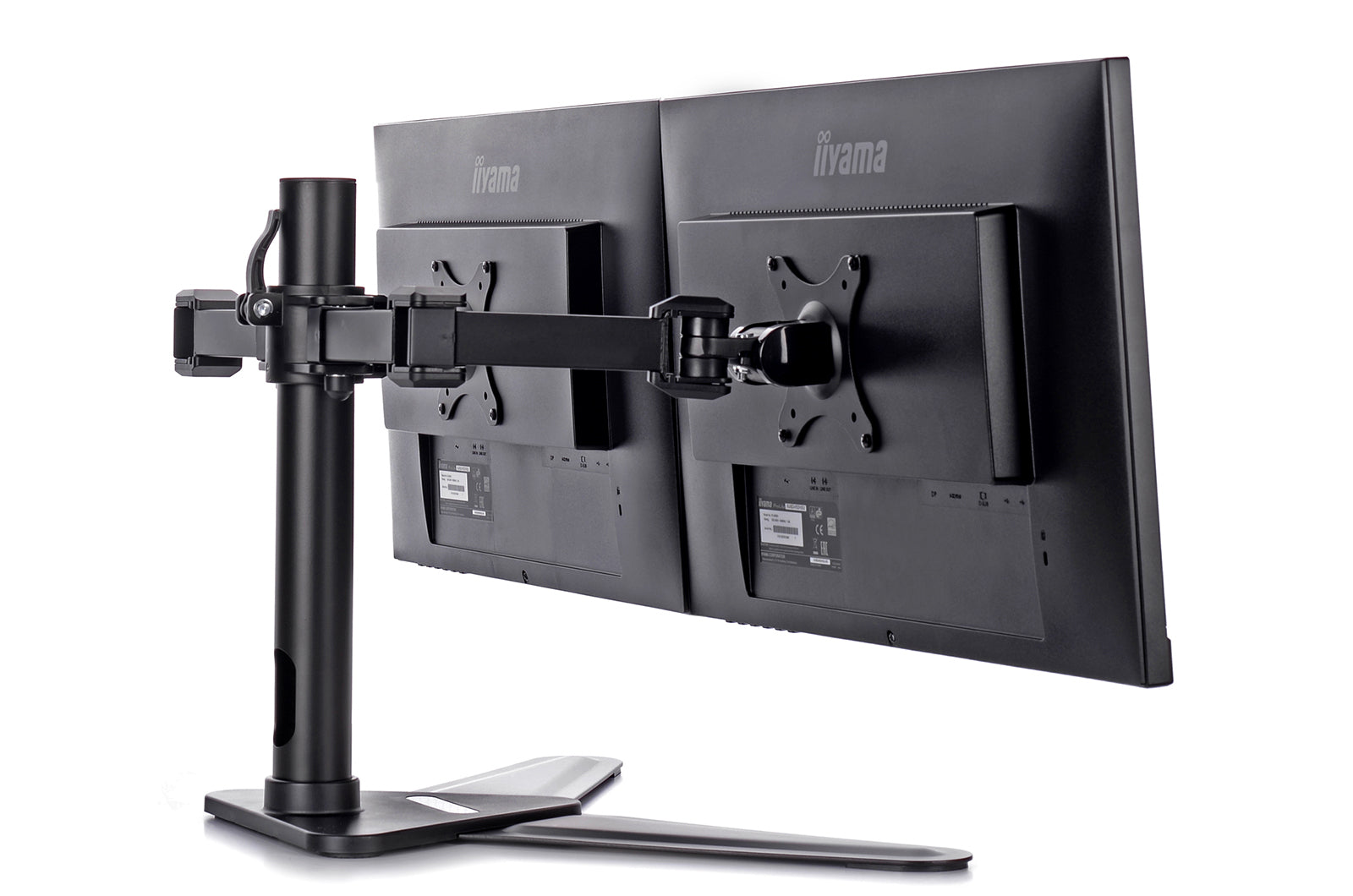 iiyama Monitorarm, Dual, Standfuss, bis 30", VESA 100 × 100 mm, 10 kg