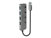 Lindy 43309 USB-Hub – USB 3.0, 4× USB-A