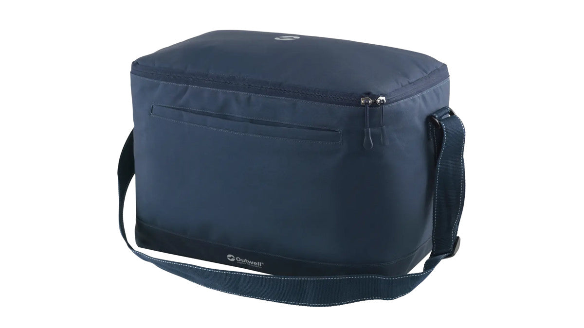 Outwell Kühltasche Petrel – mit verstellbarem Schulterriemen – 20 l – Blau – Polyester