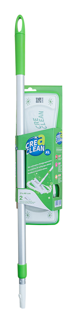 CREaCLEAN Flachwischer 54032 – 37 cm – Aluminium – Grün