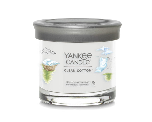 Yankee Candle Clean Cotton – Duftkerze, Small Jar, 30 h