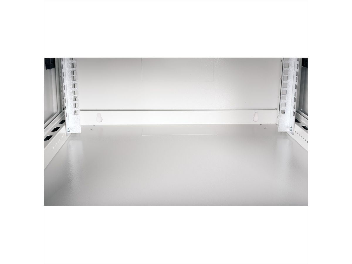 ROLINE Basic Plus – 19" Wandverteiler 4U, IP20, abschliessbar, 600 × 600 × 290 mm, lichtgrau, Stahl