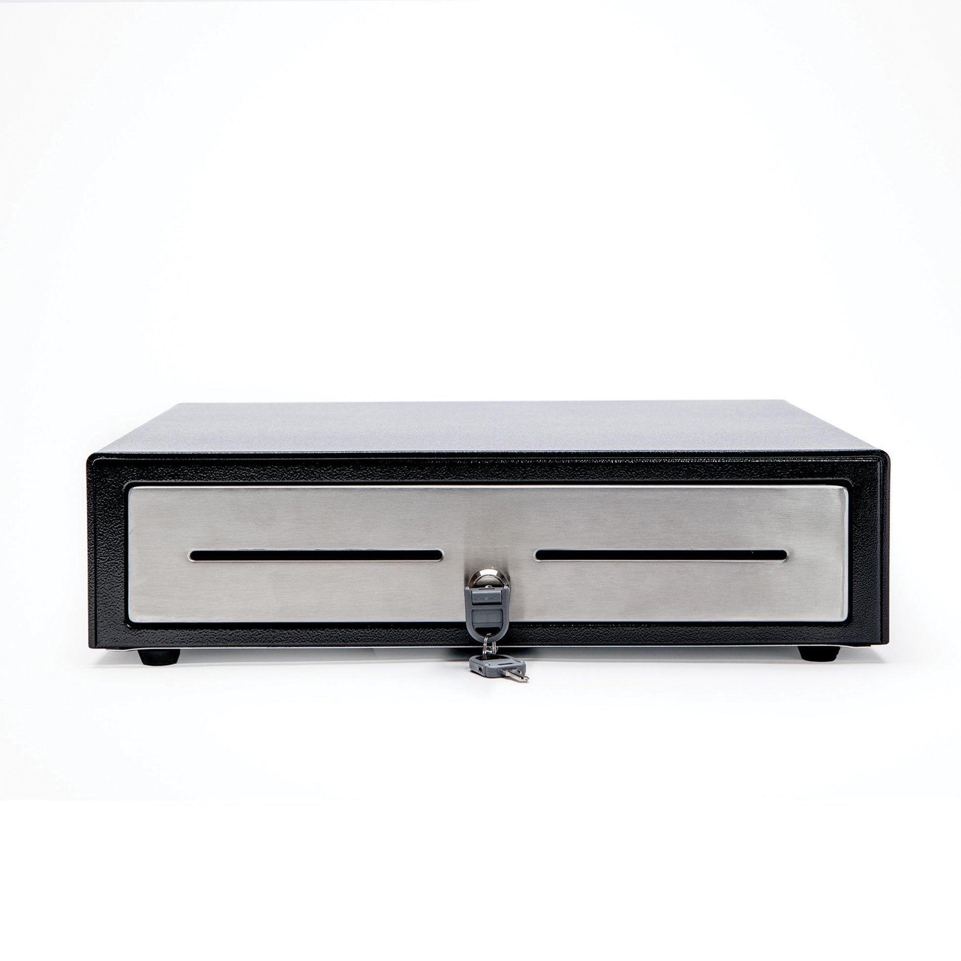 Star Micronics Manuelle Kassenlade, Edelstahl, Schwarz, 350 mm × 110 mm × 405 mm, CD4-1416BKSS48