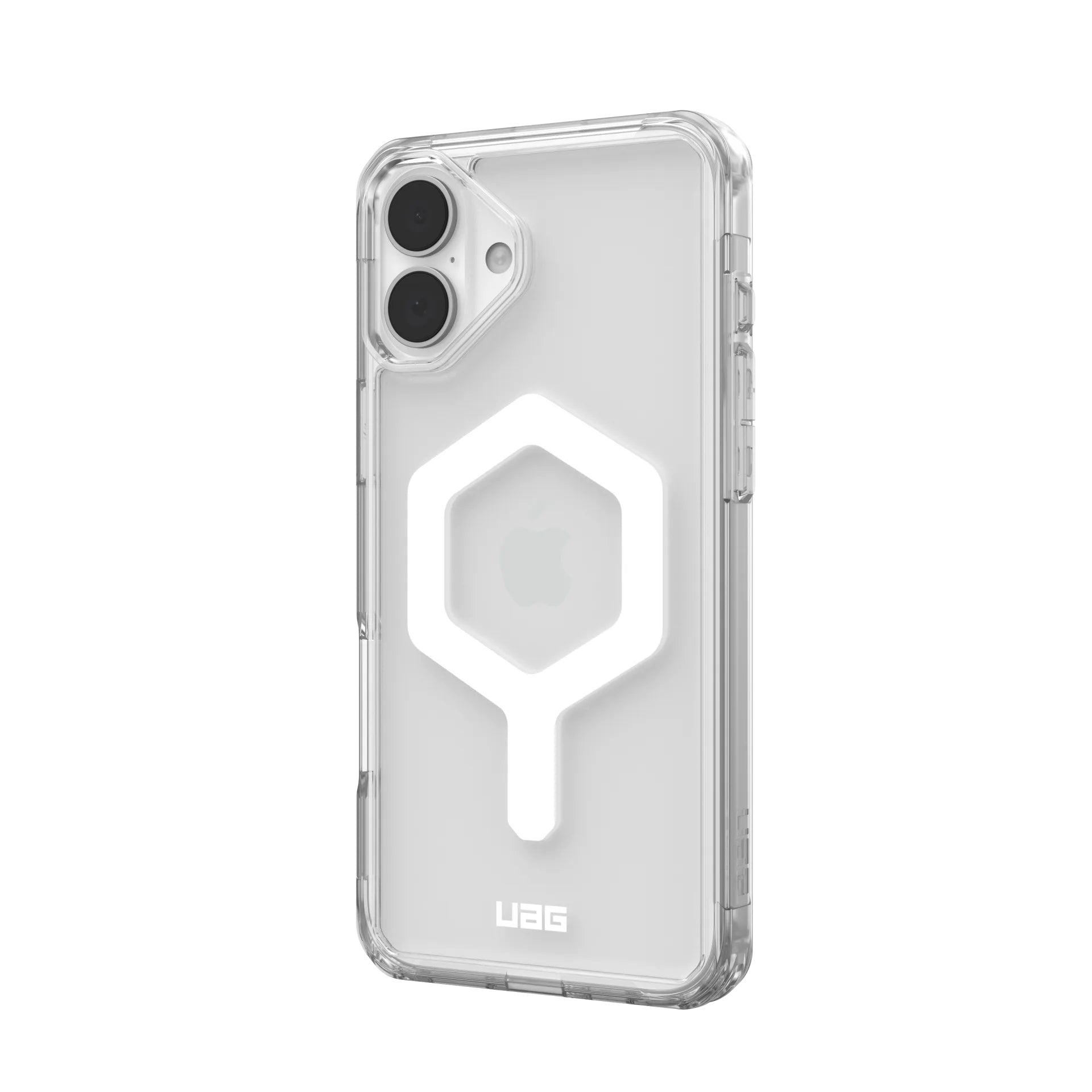 Urban Armor Gear UAG Plyo – Rückcover – für Apple iPhone 16 Plus – MagSafe, TPU, Eisweiss, bis 4,8 m Sturzsicher