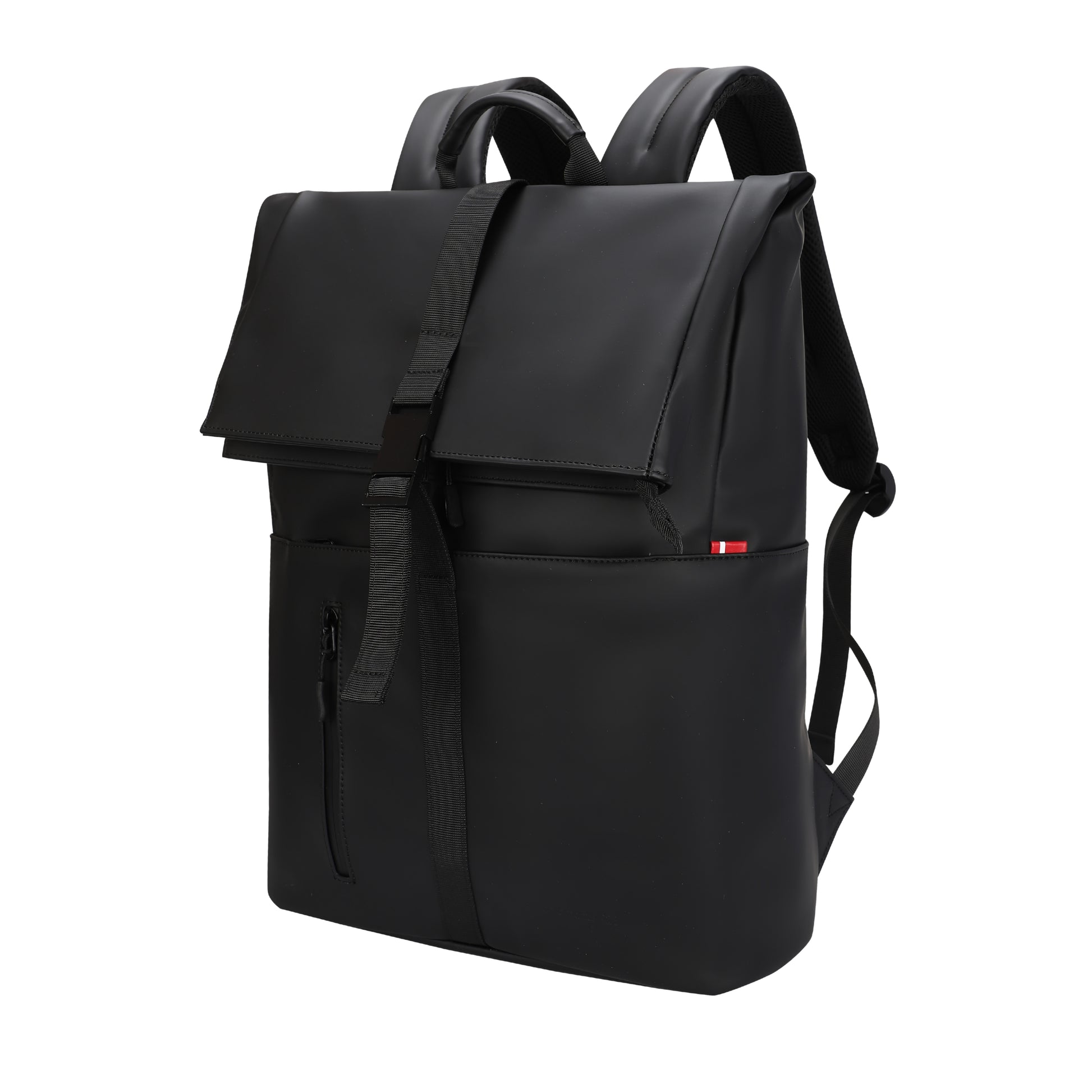 dbramante1928 Notebook-Rucksack Broadway ICON – mit Reissverschlusstaschen – Schwarz, 320 × 420 × 145 mm