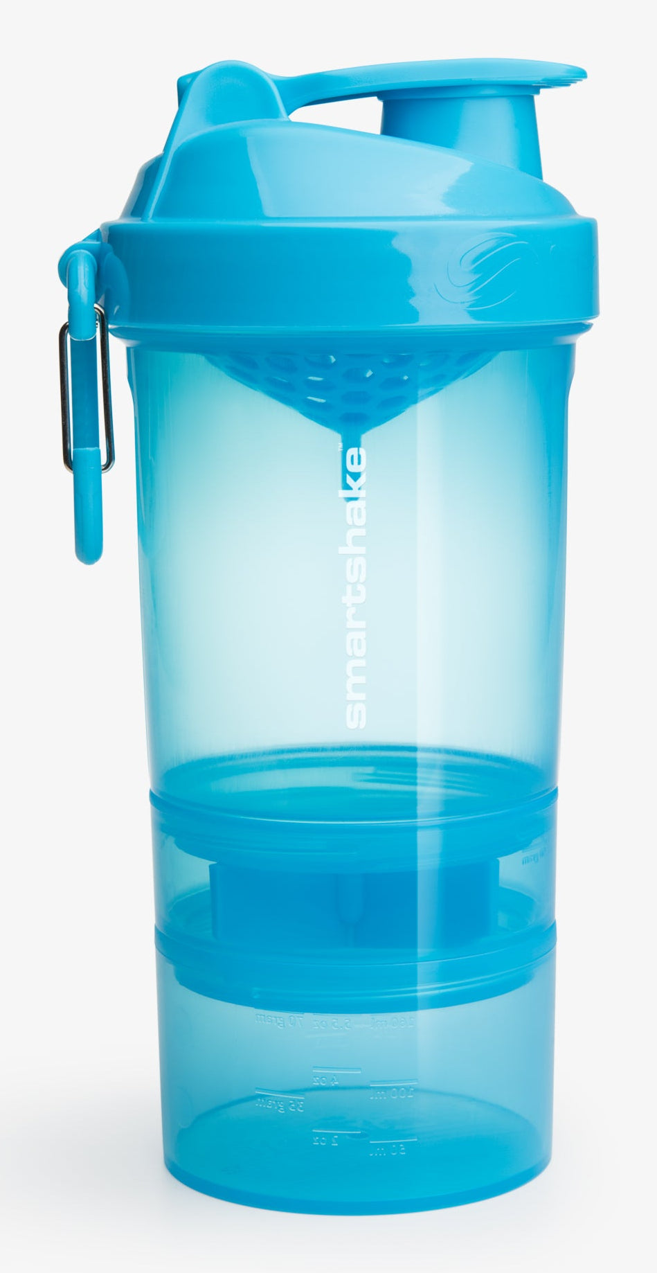 Smartshake Original2GO Trinkflasche 600 ml – Kunststoff, Schraubdeckel, Gunsmoke