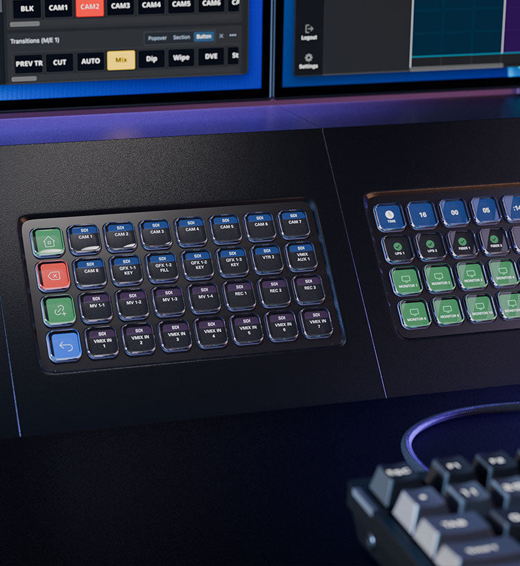 Elgato Stream Deck Module 32 – Keypad-Steuerpult – Membran – USB (kabelgebunden) – LCD-Tasten – Schwarz