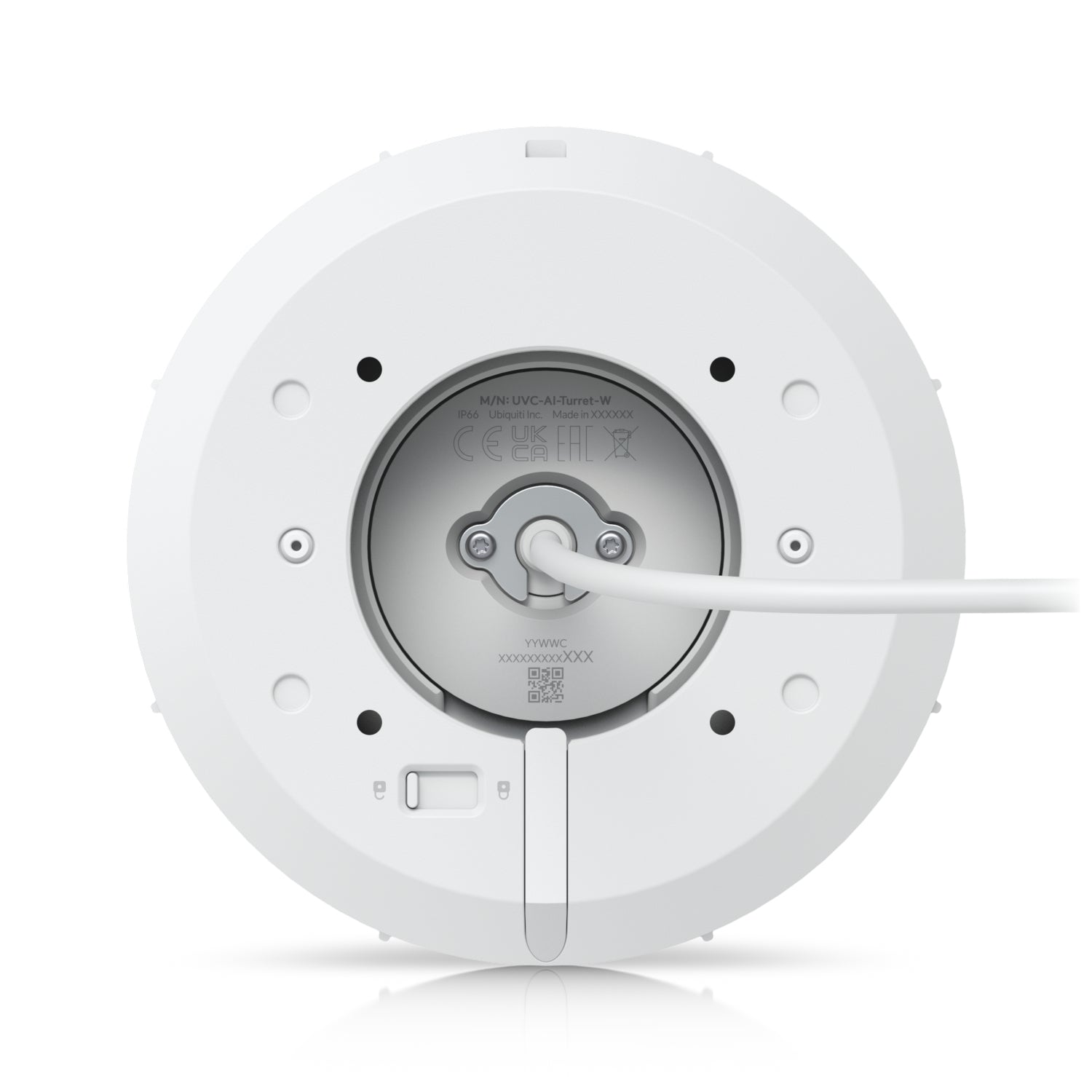 Ubiquiti UVC-AI-TURRET-W Kamera – 4K, PoE, wetterfest, weiss