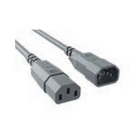 Bachmann Netzkabel – IEC C14 zu IEC C13, 1 m, grau