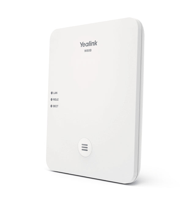 Yealink W80B – Funkzubehör, 1,8 - 1,9 GHz, Weiss, für Yealink W53H, W56H