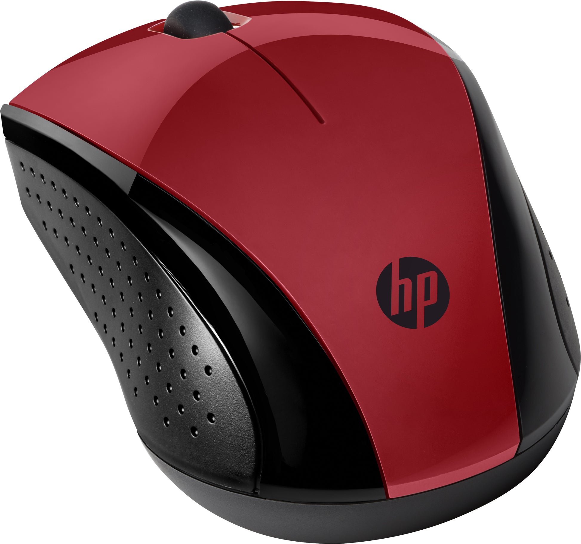 HP Wireless Maus 220 – Maus – Kabellos (2,4 GHz), Schwarz, Rot