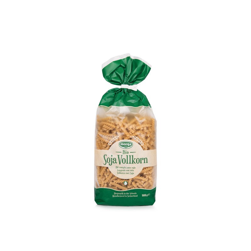 Morga Fusilli Soja – Bio, Vollkorn – 500 g