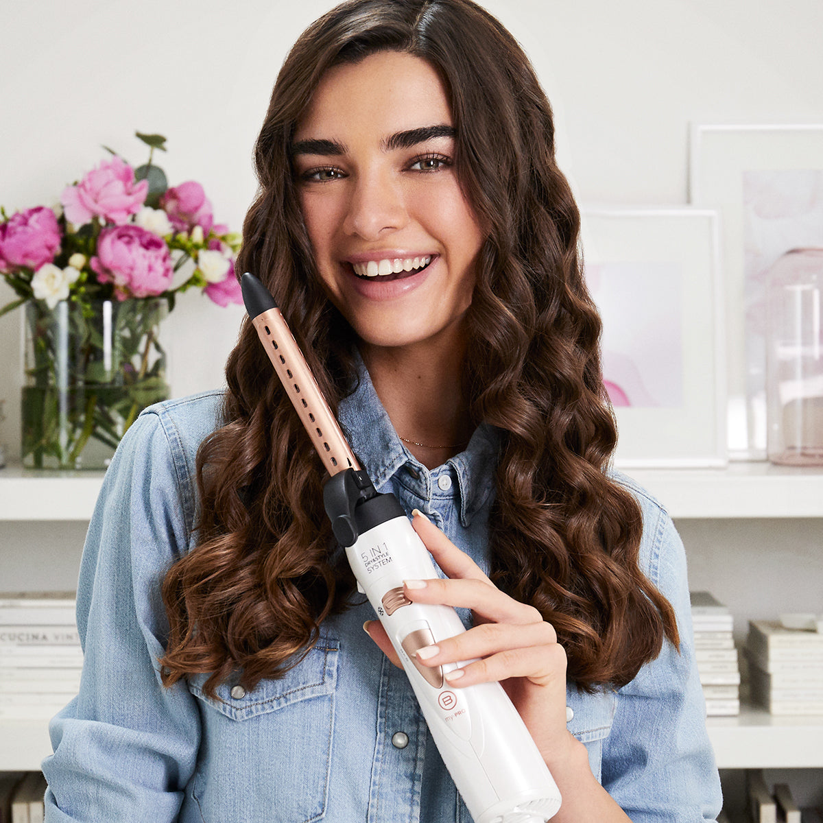 Bellissima Heissluftbürste GH18 1100 – Multistyler – 1000 W, bis 230 °C, 2 Stufen – Roségold