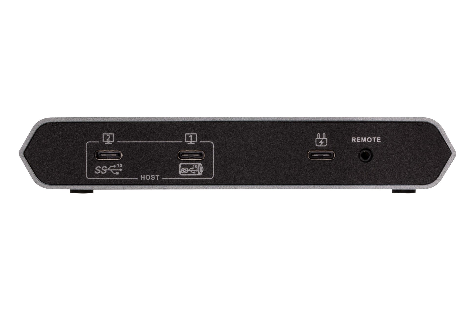 ATEN USB-Switch 2-Port, USB 3.2 Gen 1 (Typ A), USB-Hub, DC-Anschluss, Aluminiumgehäuse