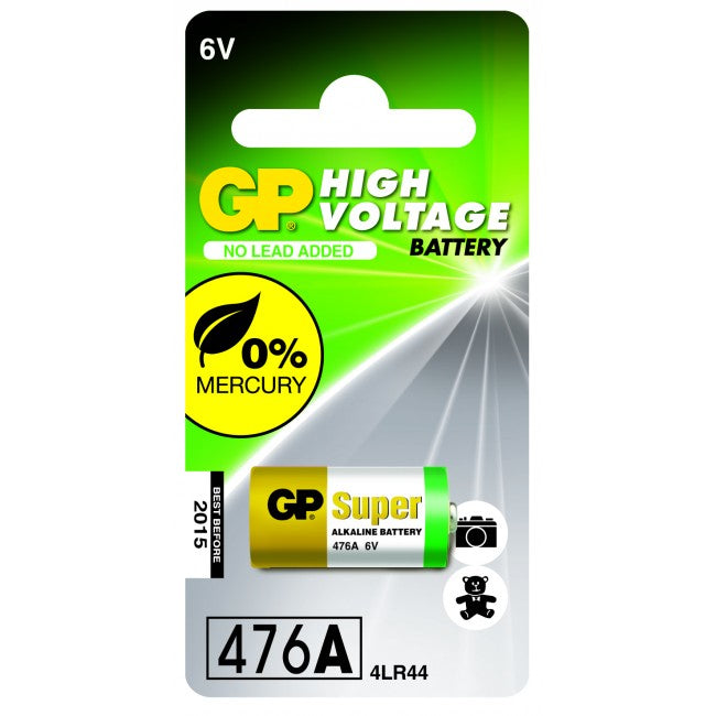 GP Batteries 4LR44 Batterie, Alkaline, 6 V – 1 Stk.