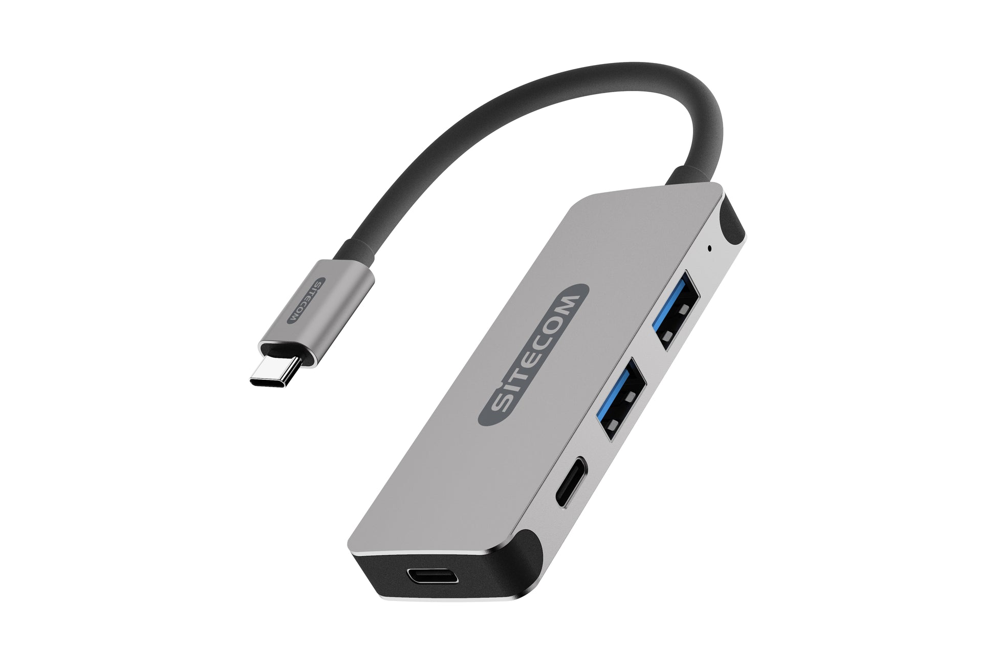 Sitecom CN-384 USB-Hub – USB-C, 2× USB-A, 2× USB-C, für alle Betriebssysteme