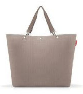 Reisenthel Stofftasche, Polyester, Motiv Herringbone Mokka, 680×455×200 mm