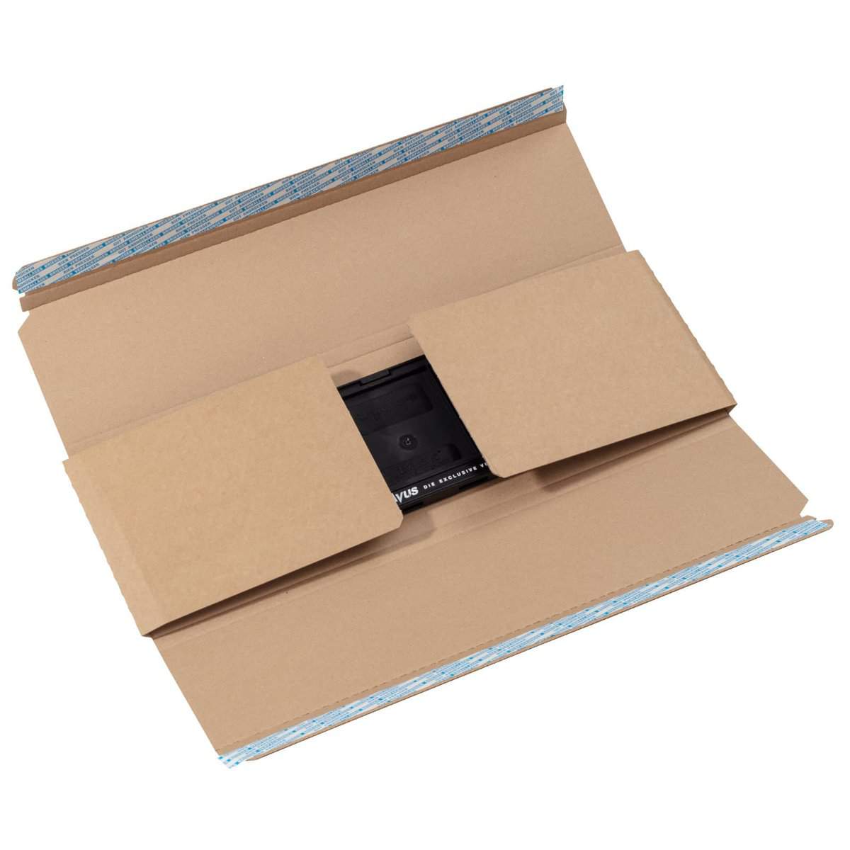 Brieger Versandhülse – 170 × 510 × 7 mm, selbstklebend, braun – 1 Stk.