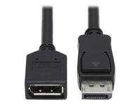 Eaton DisplayPort M–F Verlängerungskabel – 0,91 m, DP 2,2, 4K/60 Hz, HDCP, Verriegelung