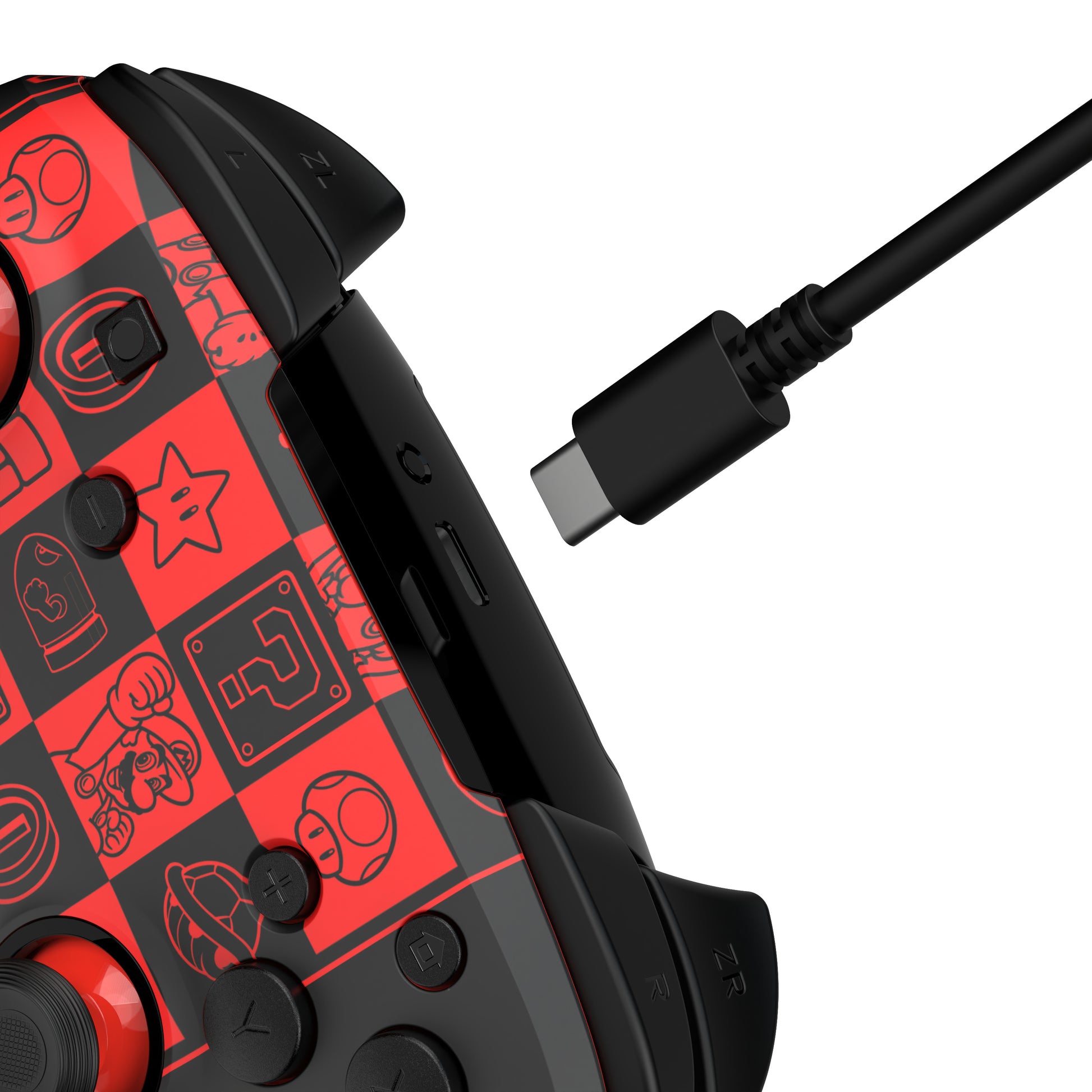 PDP Rematch Glow – Gamepad – Kabellos, für Nintendo Switch & Nintendo Switch OLED, Schwarz