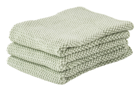 Zone Denmark Abwaschlappen – Mint – 27 × 27 cm – Baumwolle – 3er-Set