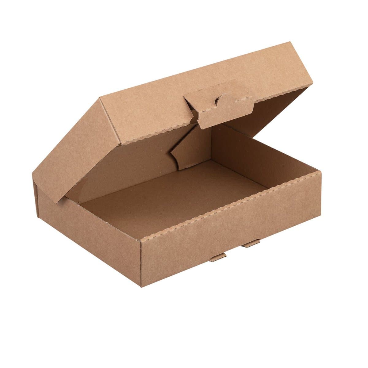 Brieger Versandkarton – 155 × 110 × 16 mm, einwellig, 1,5 mm, braun