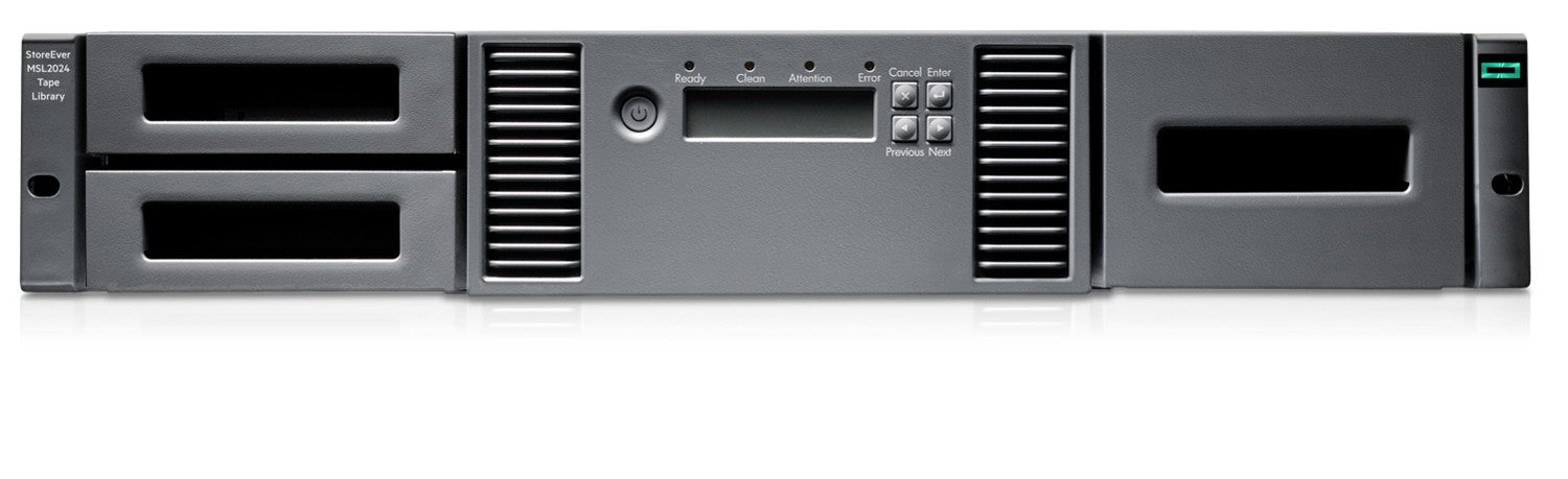 HPE MSL2024 – 1'100 TB komprimiert, LTO-8 kompatibel