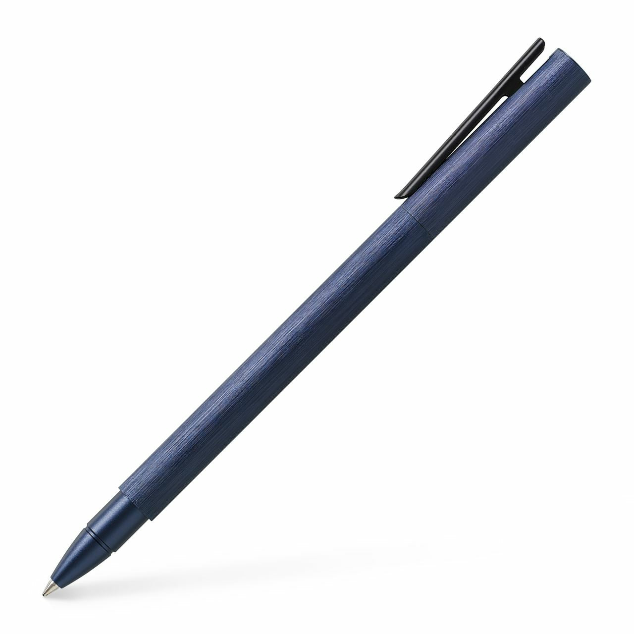 Faber-Castell Neo Slim – Tintenroller, Blau, mit Kappe, Aluminium, Dunkelblau