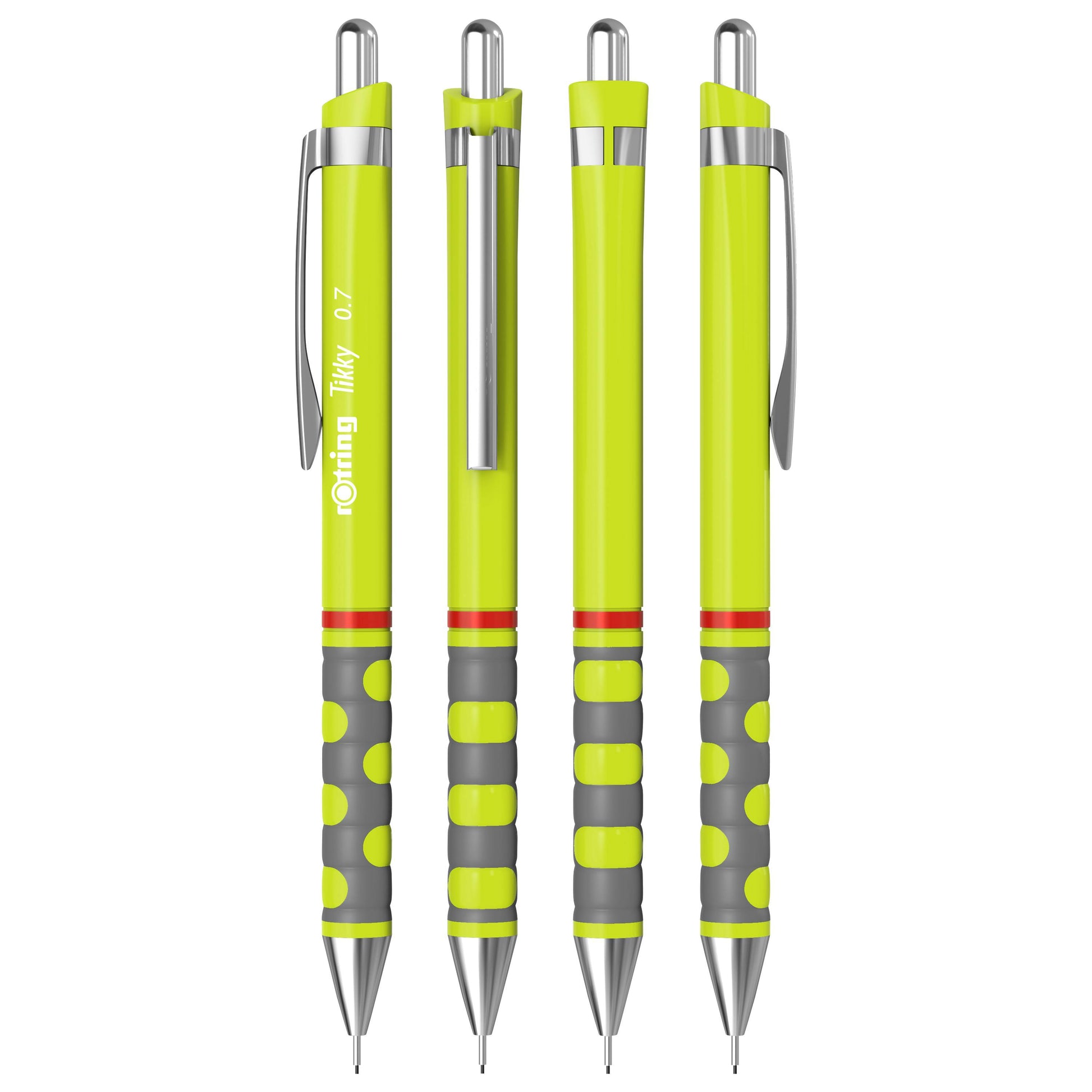 Rotring Tikky Druckbleistift – 0,7 mm – Limette – mit Radierer – 1er-Pack