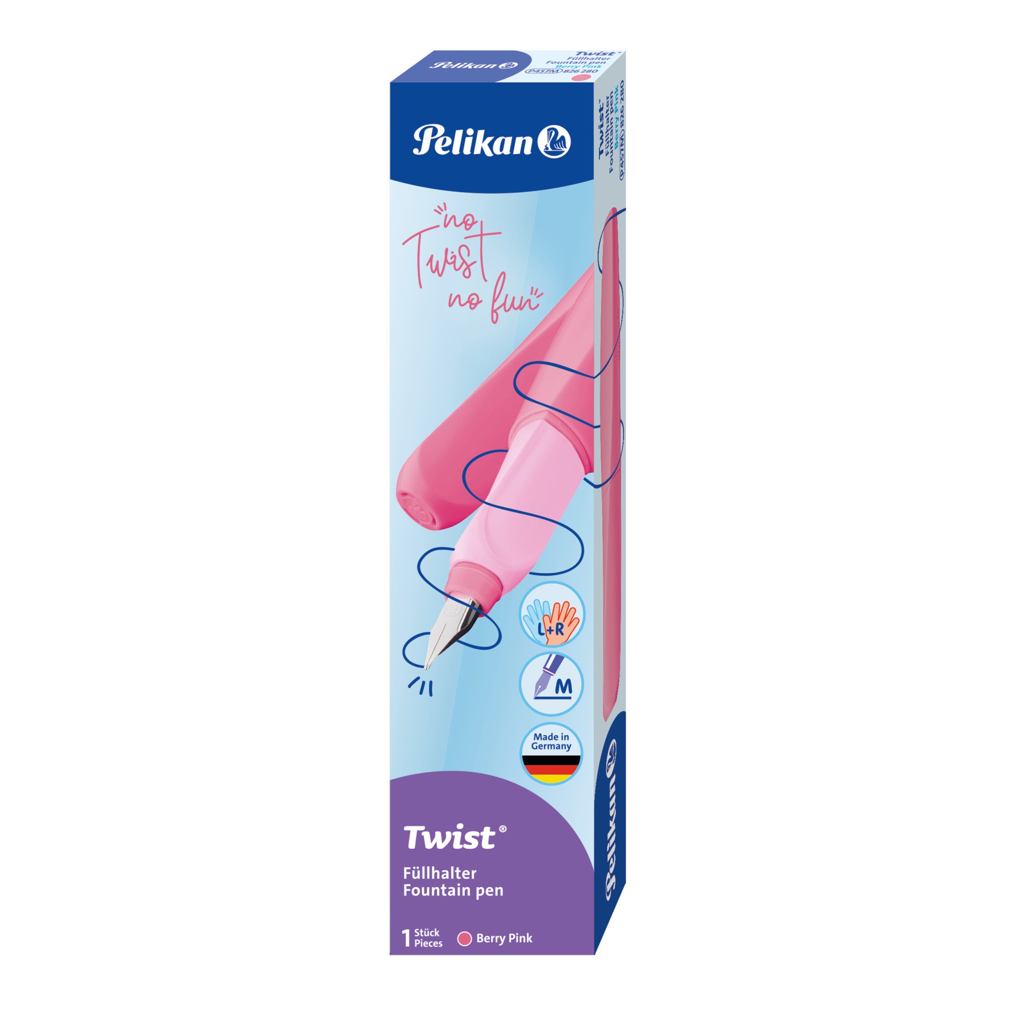 Pelikan Twist – Füllfederhalter – M – Pink