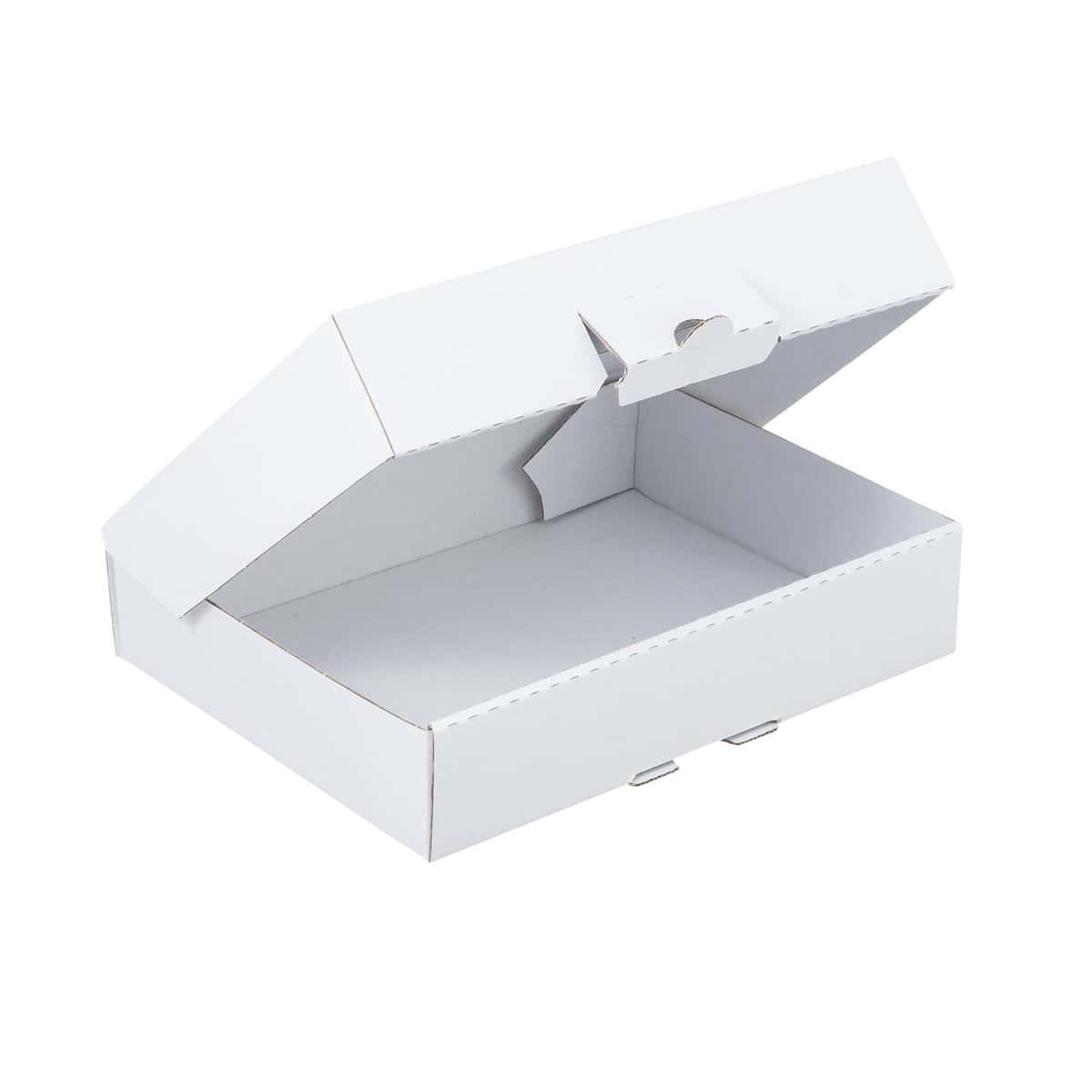 Brieger Versandkarton – 152 × 125 × 85 mm, 1-wellig, weiss