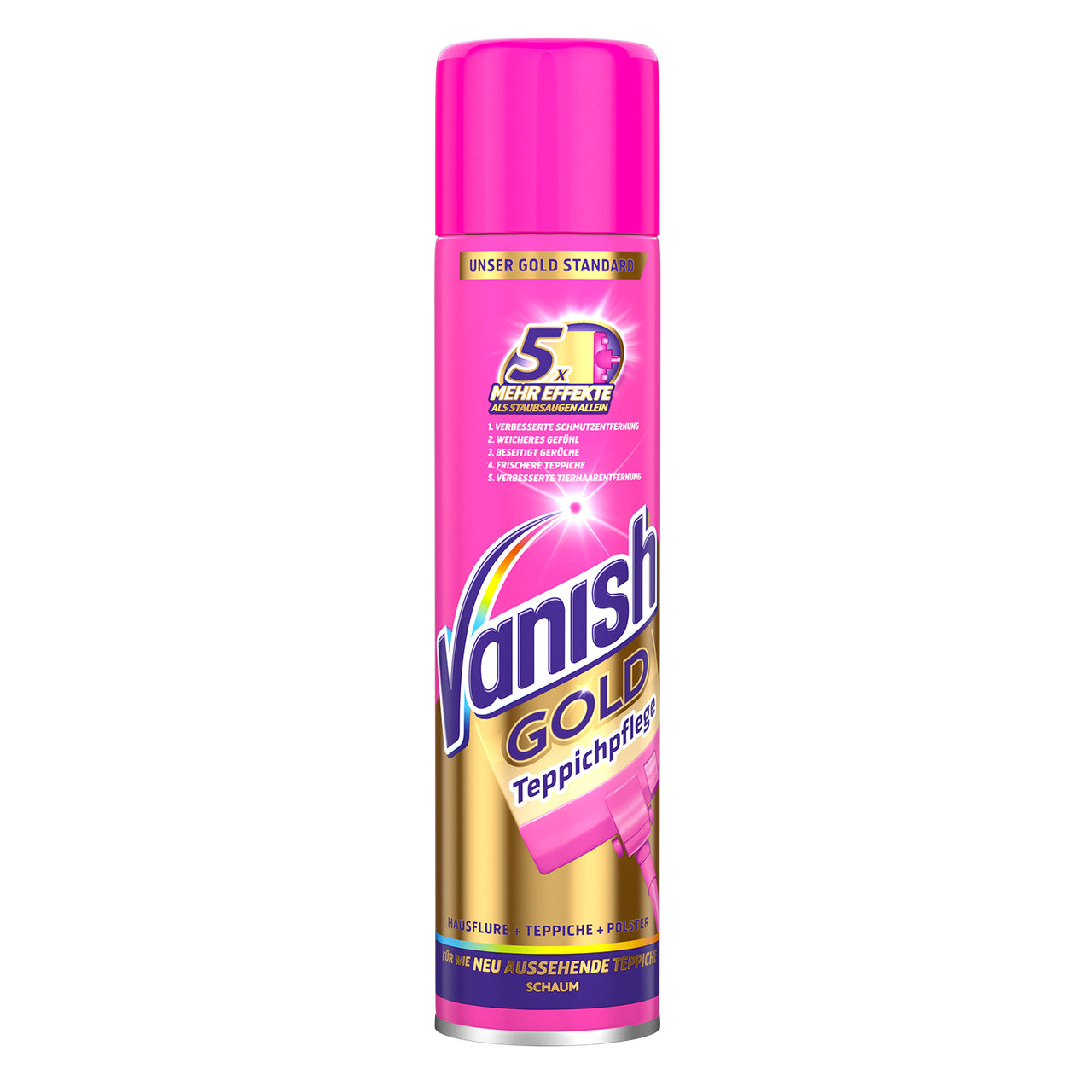 Vanish Teppich-/Polsterreiniger – für Teppich/Polster – Spray – 650 ml